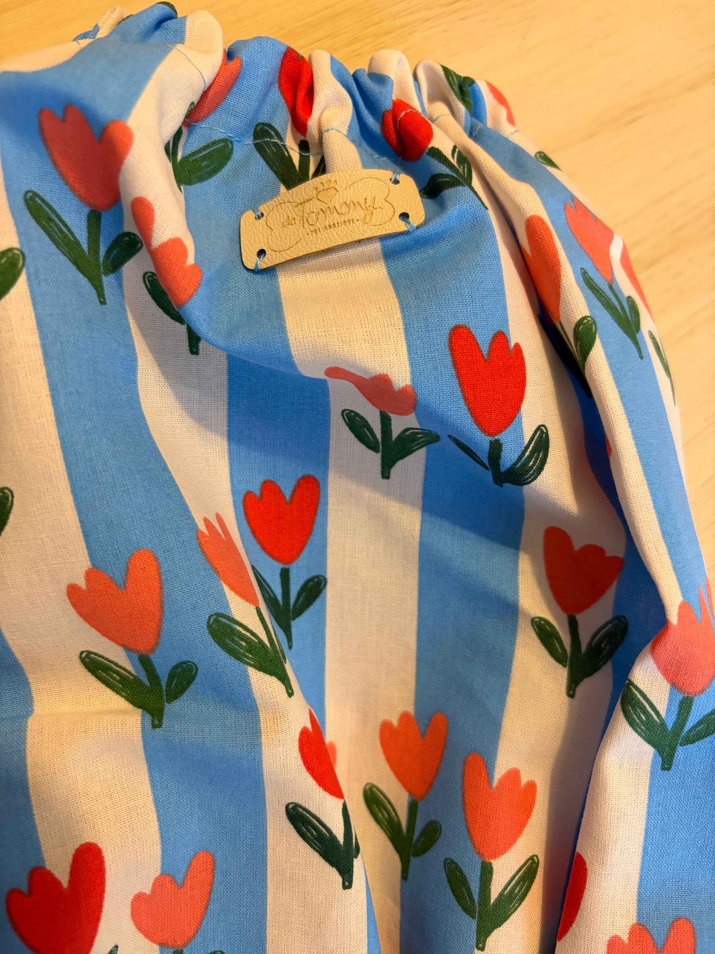 Paraorecchie Estivi in Cotone "Tulips" - Da Tommy Pet Boutique