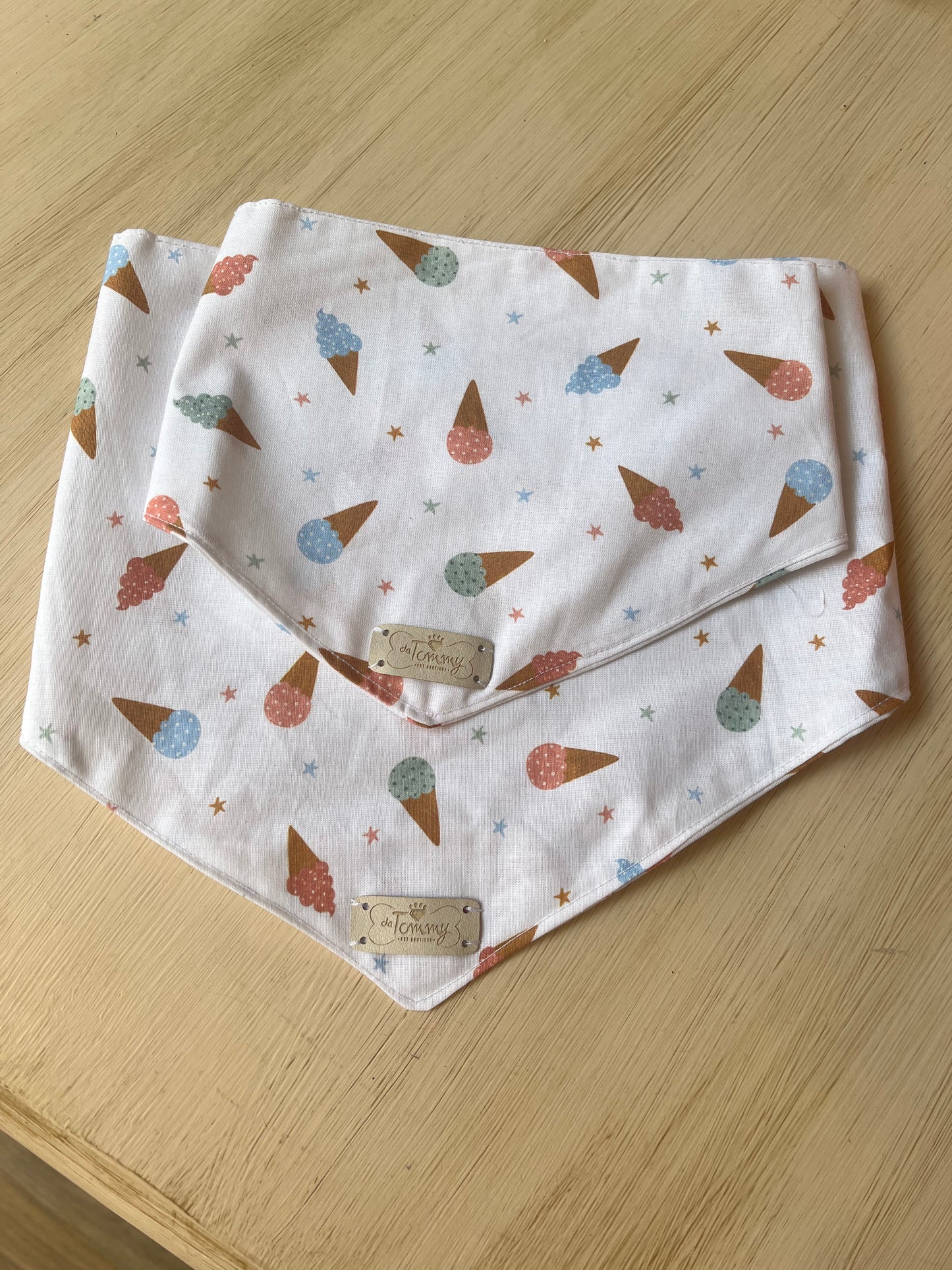 Bandana estiva in cotone "Gelatini" - Da Tommy Pet Boutique