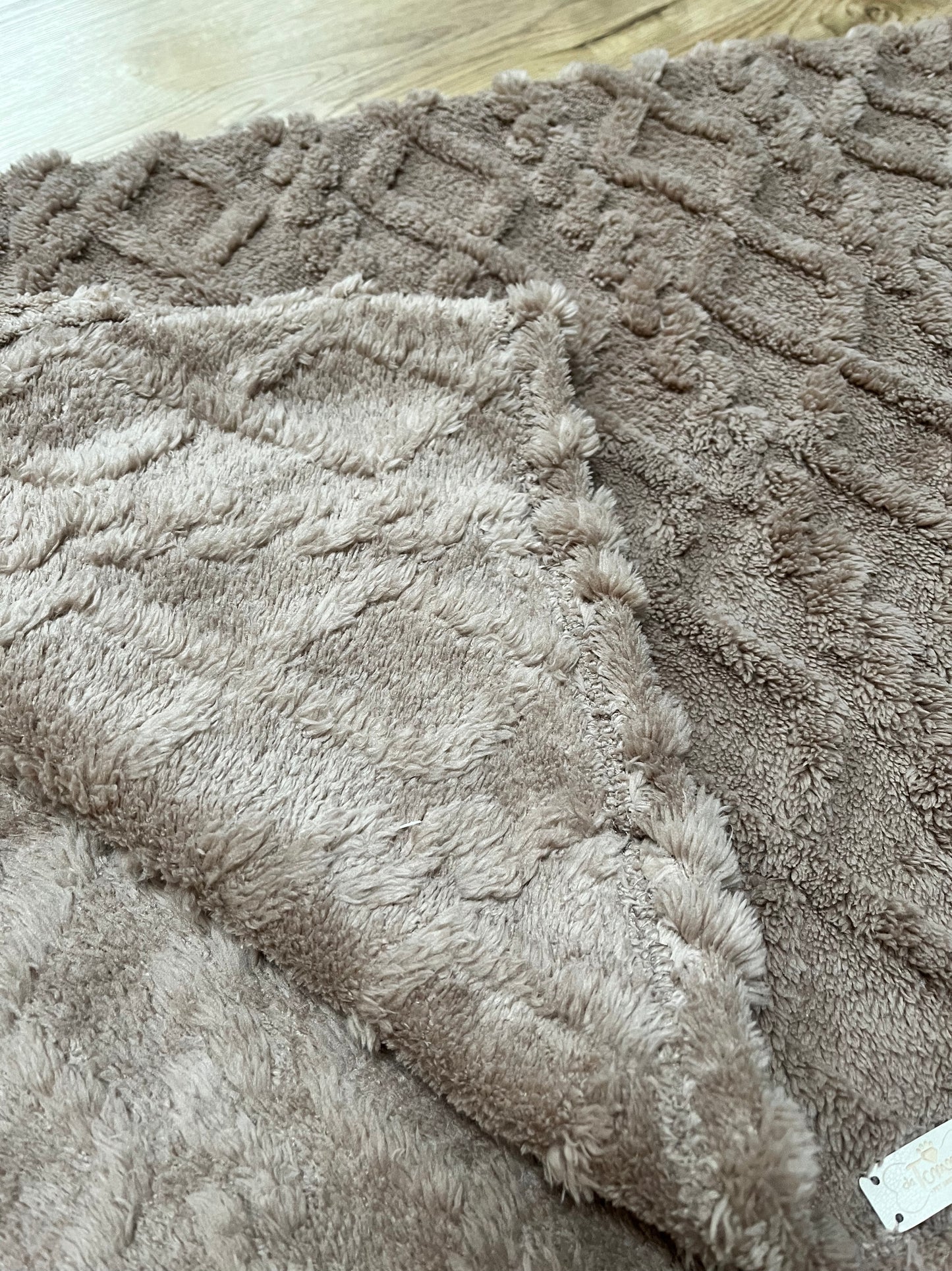Copertina pile spesso con losanghe - Da Tommy Pet Boutique
