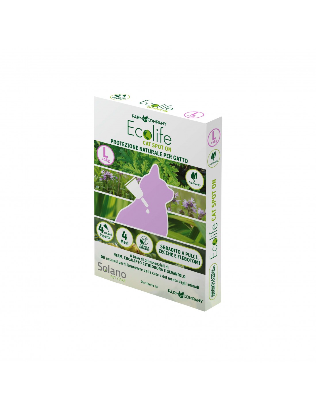 Ecolife Antiparassitario Naturale per Gatto - Farm Company