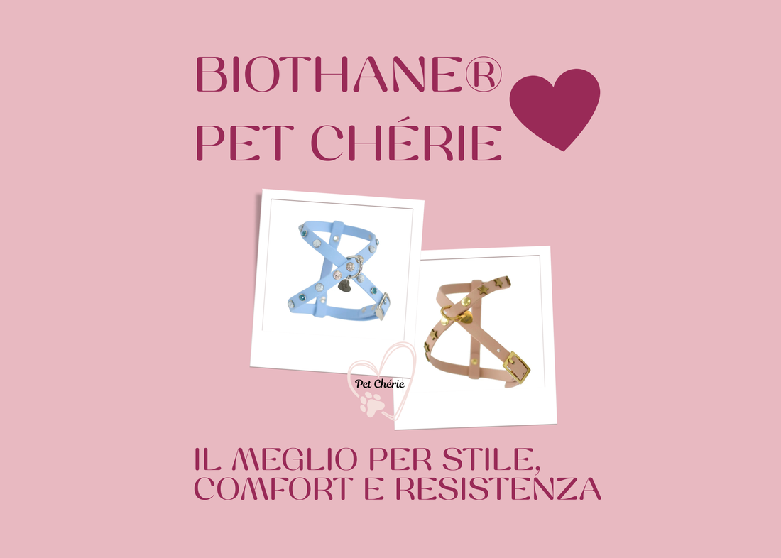 Le nuove pettorine in Biothane® Pet Chérie: il meglio per stile, comfort e resistenza