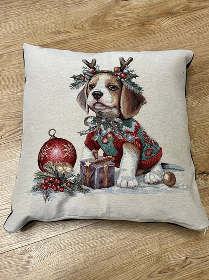 Cuscino arredo natalizio  con imbottitura 50x50 - da Tommy Pet Boutique