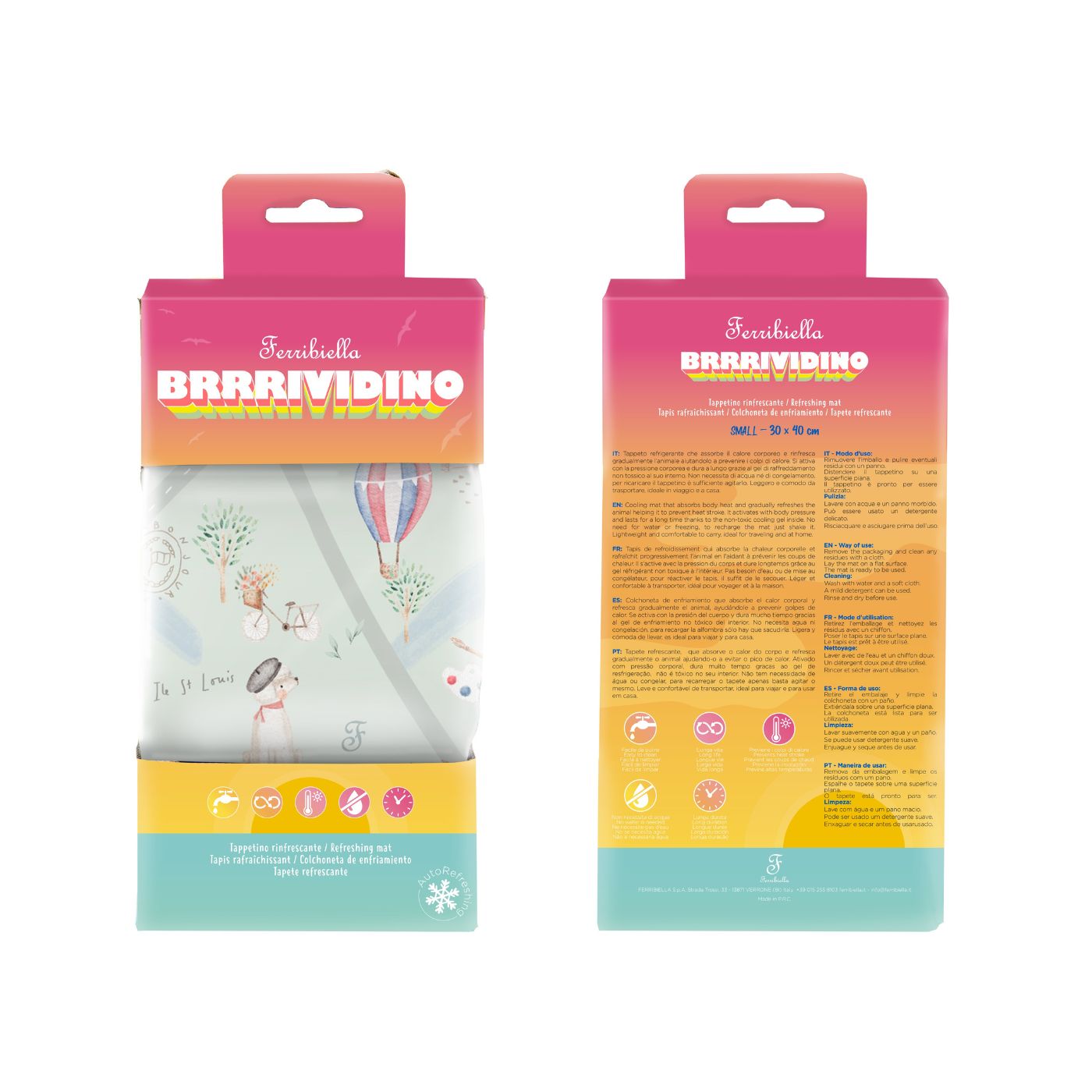 Tappetino Rinfrescante “Brrrividino” - Ferribiella