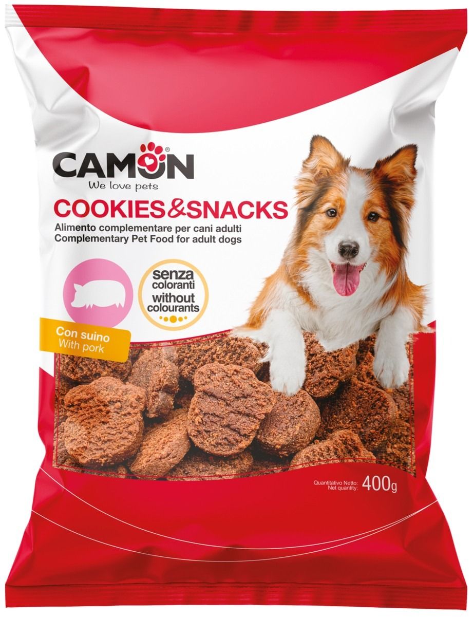 Biscotti '"Cookies&Snacks Paws al Maiale" - Camon