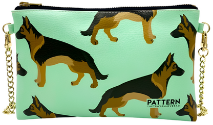 Borsa con tracolla a cantenella "MISS WEEKEND" - Pattern The Travel Love Bag