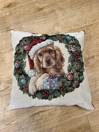 Cuscino arredo natalizio  con imbottitura 50x50 - da Tommy Pet Boutique