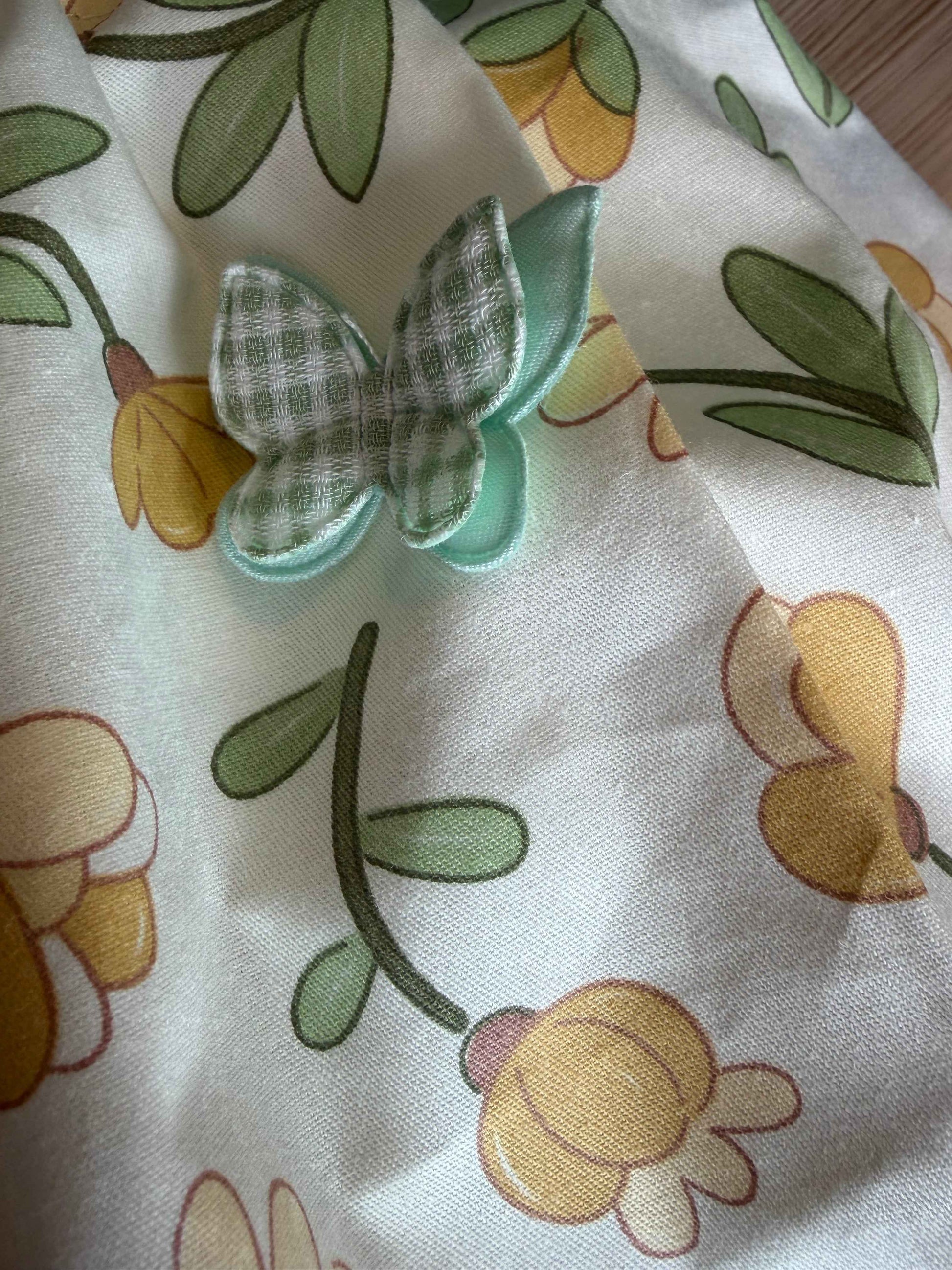 Paraorecchie ''Primavera'' con applicazione - Da Tommy Pet Boutique
