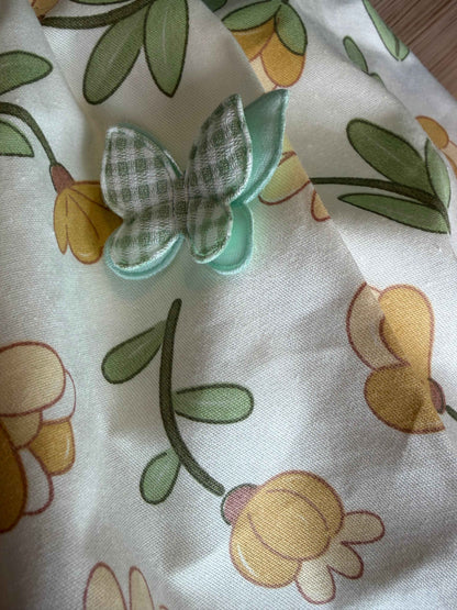 Paraorecchie ''Primavera'' con applicazione - Da Tommy Pet Boutique