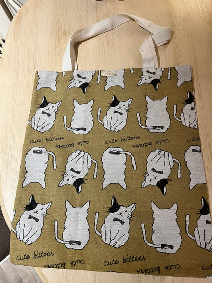 Borsa Shopper con Gattini