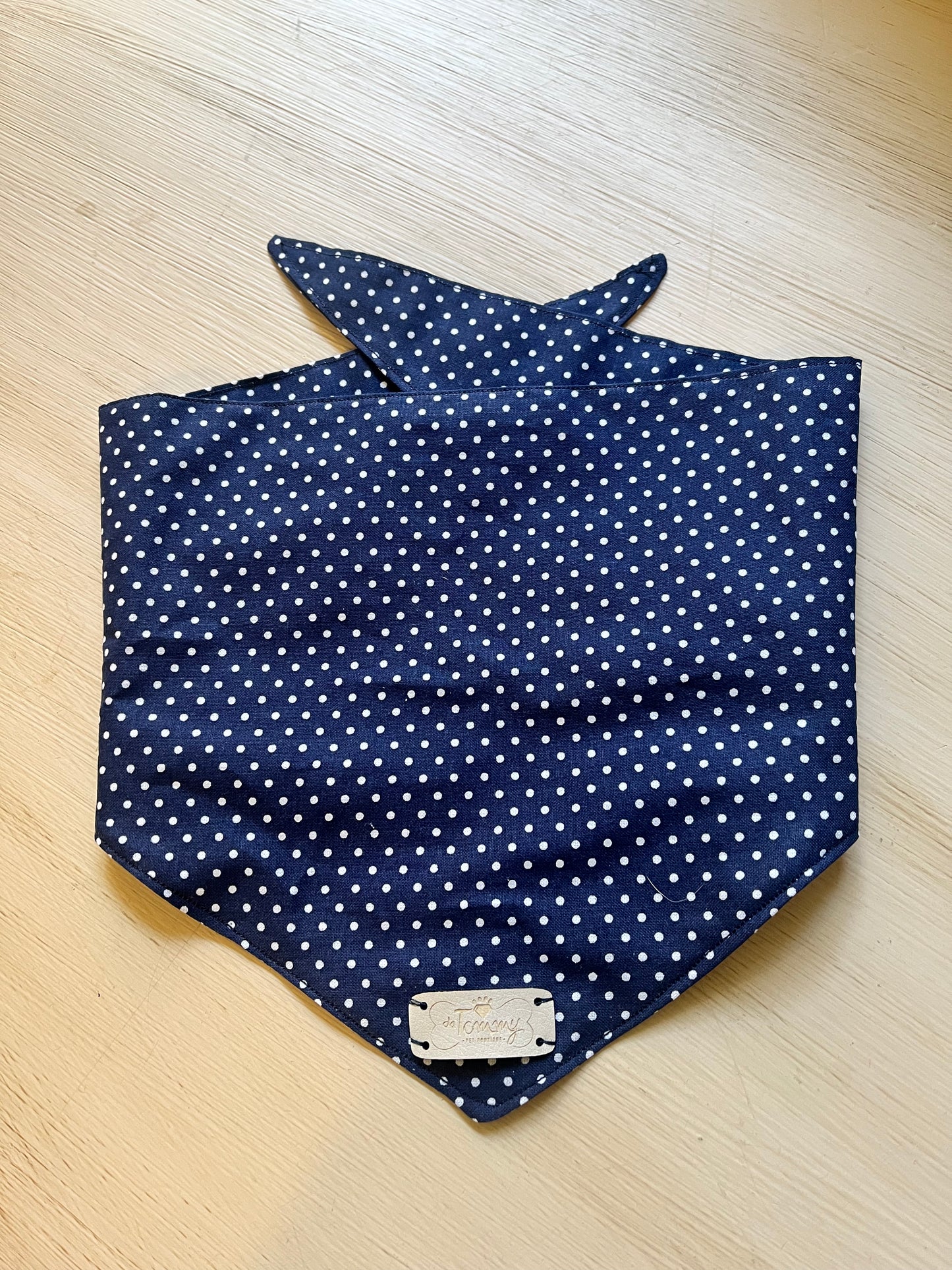 Bandana estiva in cotone a pois  - Da Tommy Pet Boutique