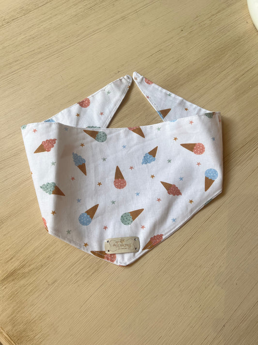 Bandana estiva in cotone "Gelatini"  - Da Tommy Pet Boutique