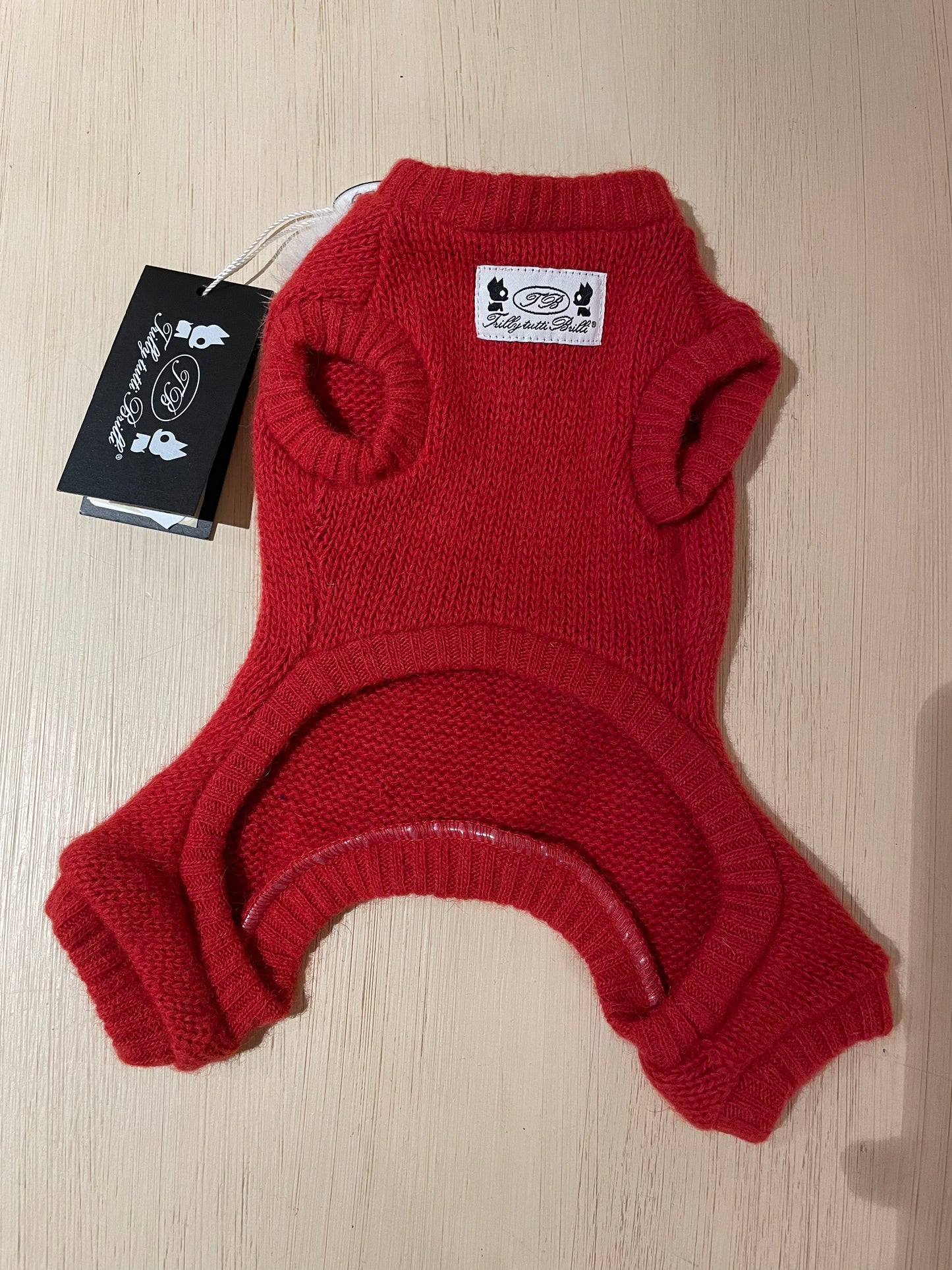 Tutina 4 Zampe Rosso - Trilli Tutti Brilli