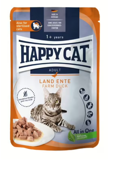 Buste Umido Gatto "Meat in Sauce Culinary" - Happy Cat