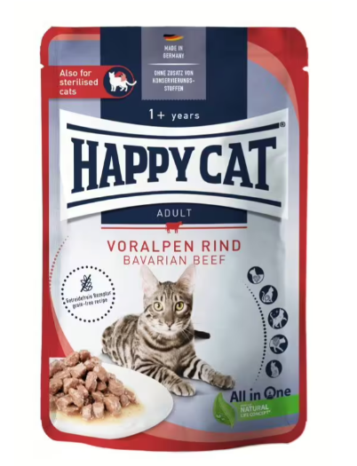 Buste Umido Gatto "Meat in Sauce Culinary" - Happy Cat