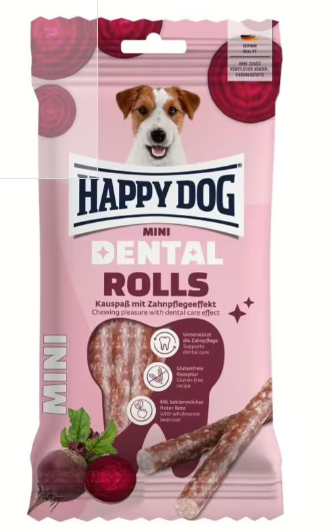 Snack "Dental Roll" con Barbabietola - Happy Dog