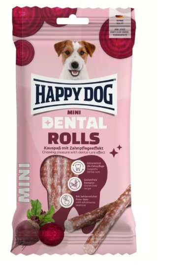 Snack "Dental Roll" con Barbabietola - Happy Dog