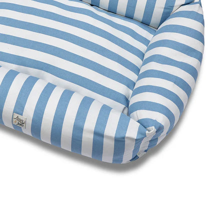 Cuccia "Divanetto a Righe Larghe Azzurro" - Leo&Luna