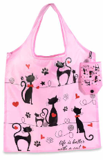 Borsa richiudibile "Pretty Cat" - Da Tommy Pet Boutique