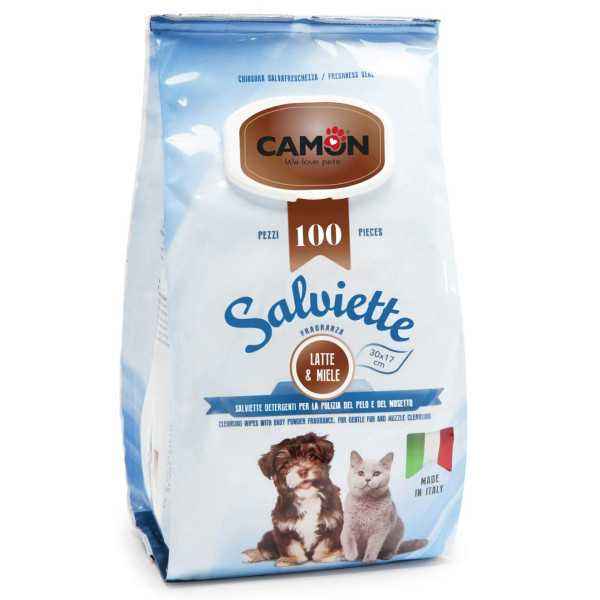 Salviette Igienizzanti "Maxi Formato"  (100 salviette) - Camon
