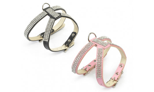 Pettorina  in pelle e strass - Camon