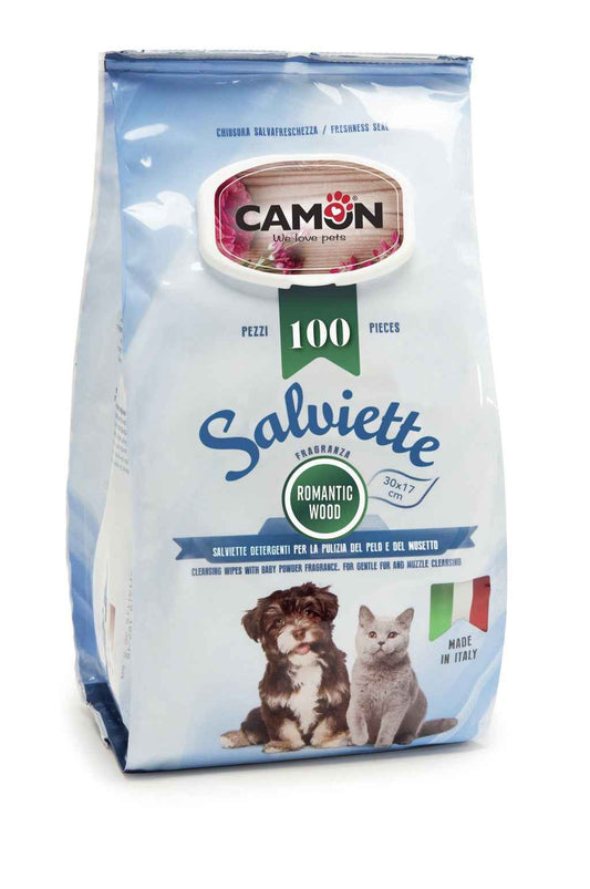 Salviette Igienizzanti "Maxi Formato"  (100 salviette) - Camon