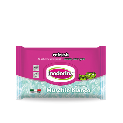 Salviette detergenti "Refresh Extra" 40 pezzi - Inodorina