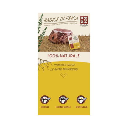 Masticativo Naturale “Radice di Erica" - Ferribiella